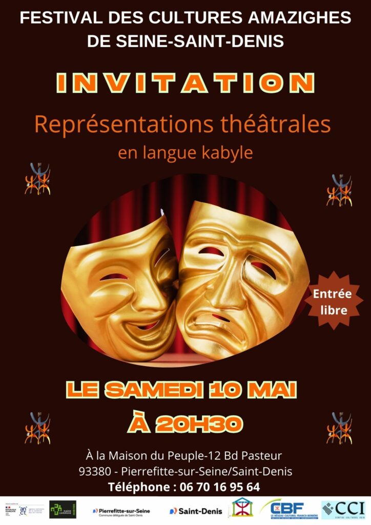 Festival des Cultures Amazighes de Seine-Saint-Denis : Une Invitation à la Découverte Théâtrale en Langue Kabyle