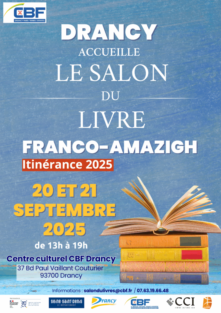 Drancy accueille le Salon du Livre Franco-Amazigh – Itinérance 2025