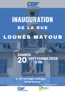 Inauguration de la rue Lounes Matoub à Drancy
