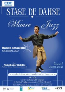 Stage de danse amazigh Maure-Jazz au centre culturel CBF Drancy