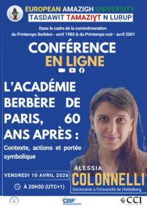 De l’Académie berbère – Agraw Imazighen – au Printemps berbère – Tafsut Imazighen