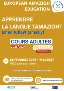 Cours de langue tamazight pour adultes : les inscriptions sont ouvertes !