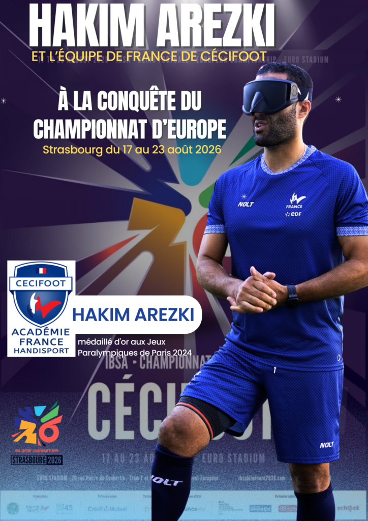 Hakim Arezki et l’équipe de France de Cécifoot, à la conquête du championnat d’Europe