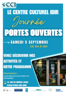 Découvrez les activités 2026-2027 du Centre Culturel Idir