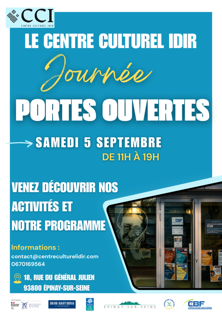 Découvrez les activités 2026-2027 du Centre Culturel Idir