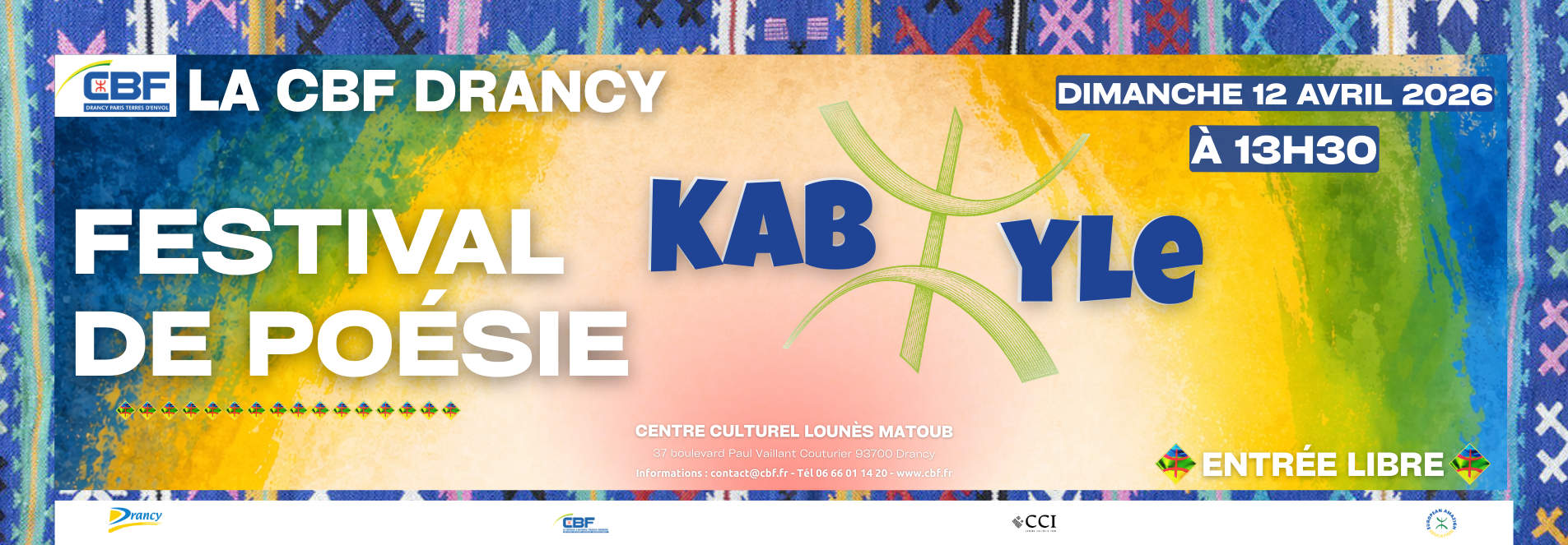 Festival de poésie kabyle à Drancy. La poésie kabyle, entre mémoire, langue et résistance