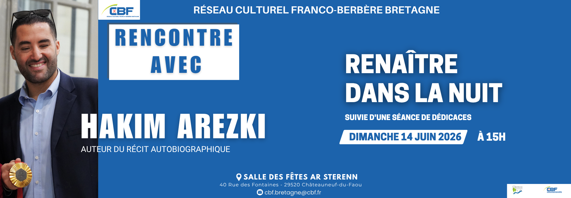 Rencontre avec Hakim Arezki à Châteauneuf-du-Faou: un témoignage de résilience, de mémoire et d’espoir