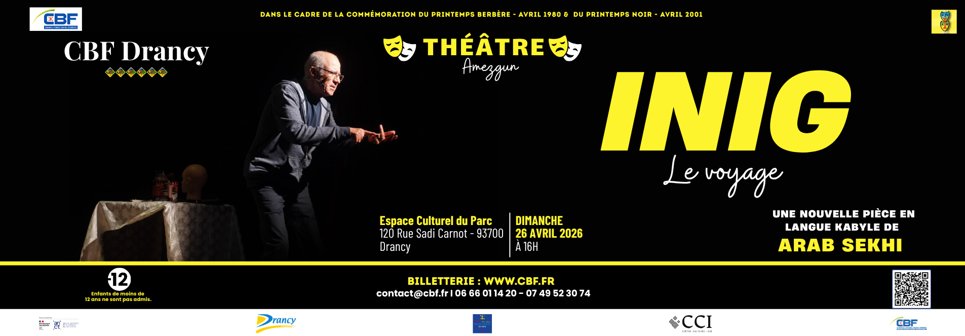 INIG - LE VOYAGE Une pièce de théâtre en langue kabyle d’Arab Sekhi