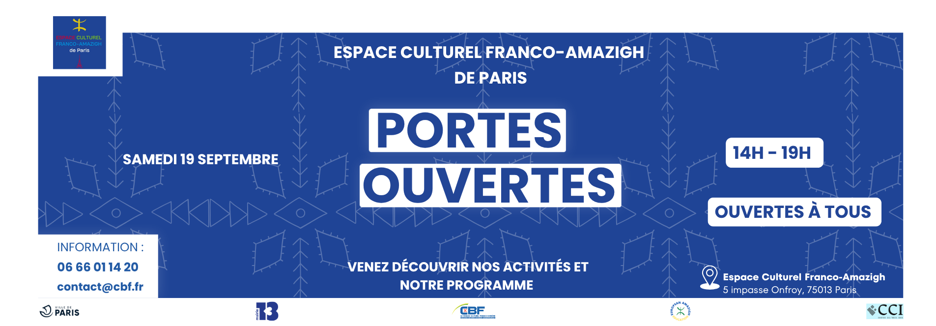 Portes ouvertes à l’Espace Culturel Franco-Amazigh de Paris