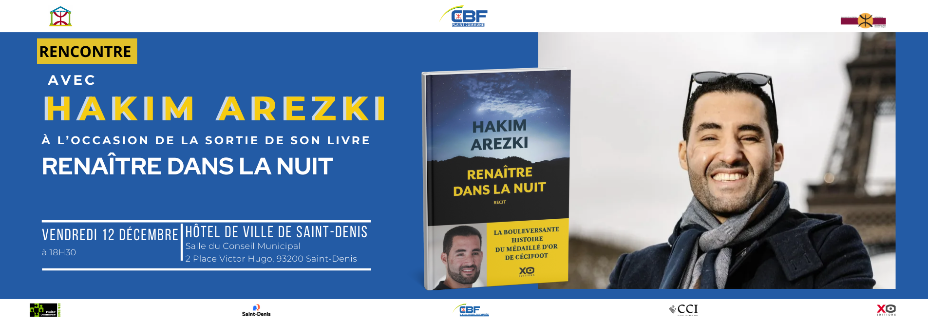 Rencontre avec Hakim Arezki, à l’occasion de la sortie de son livre, le 12 décembre à 18h30, à Saint-Denis