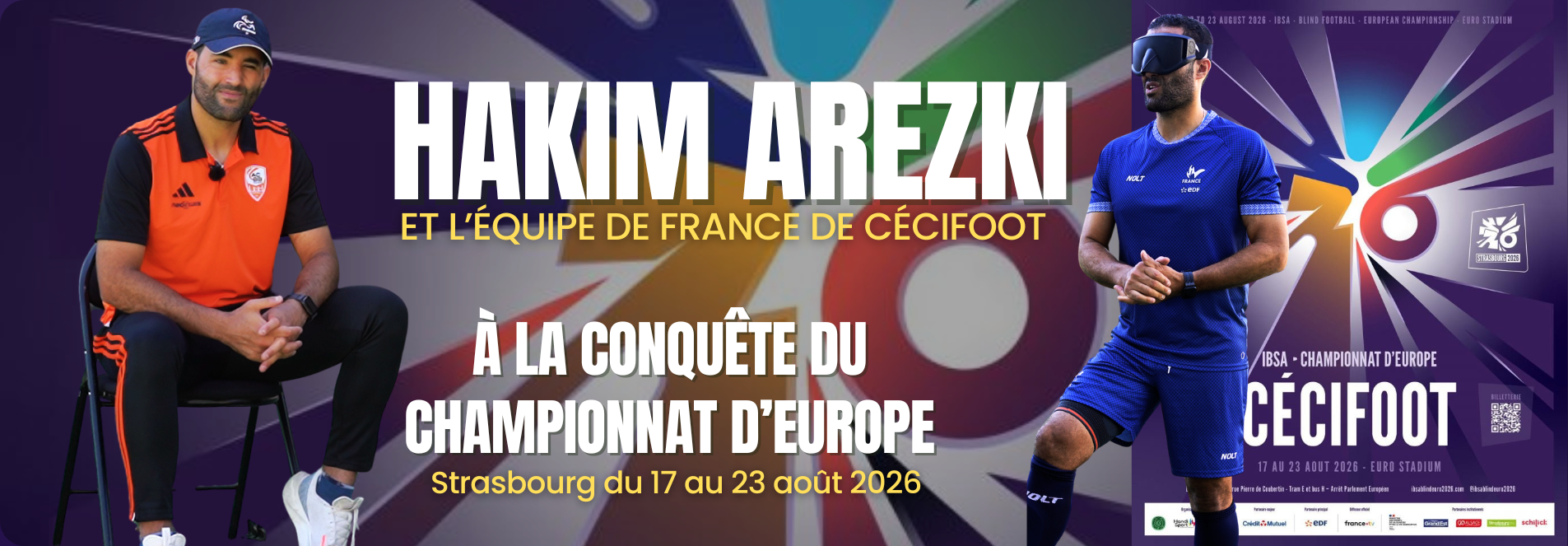 Hakim Arezki et l’équipe de France de Cécifoot, à la conquête du championnat d’Europe
