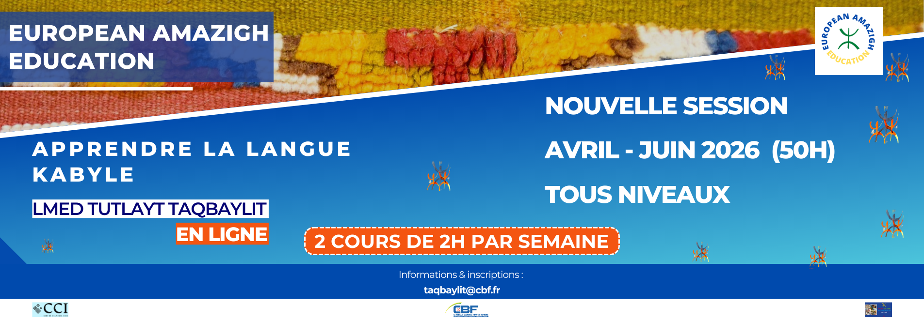 Apprenez la langue kabyle en ligne : nouvelle session avril – juin 2026