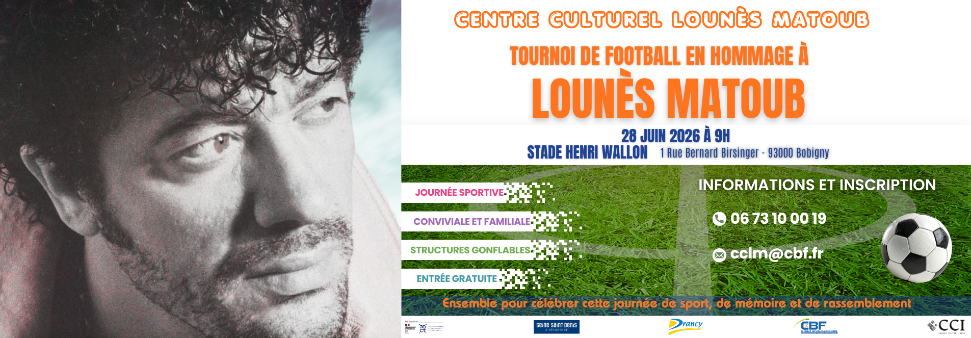 Tournoi de football en hommage à Lounès Matoub : une journée sportive et conviviale à Bobigny