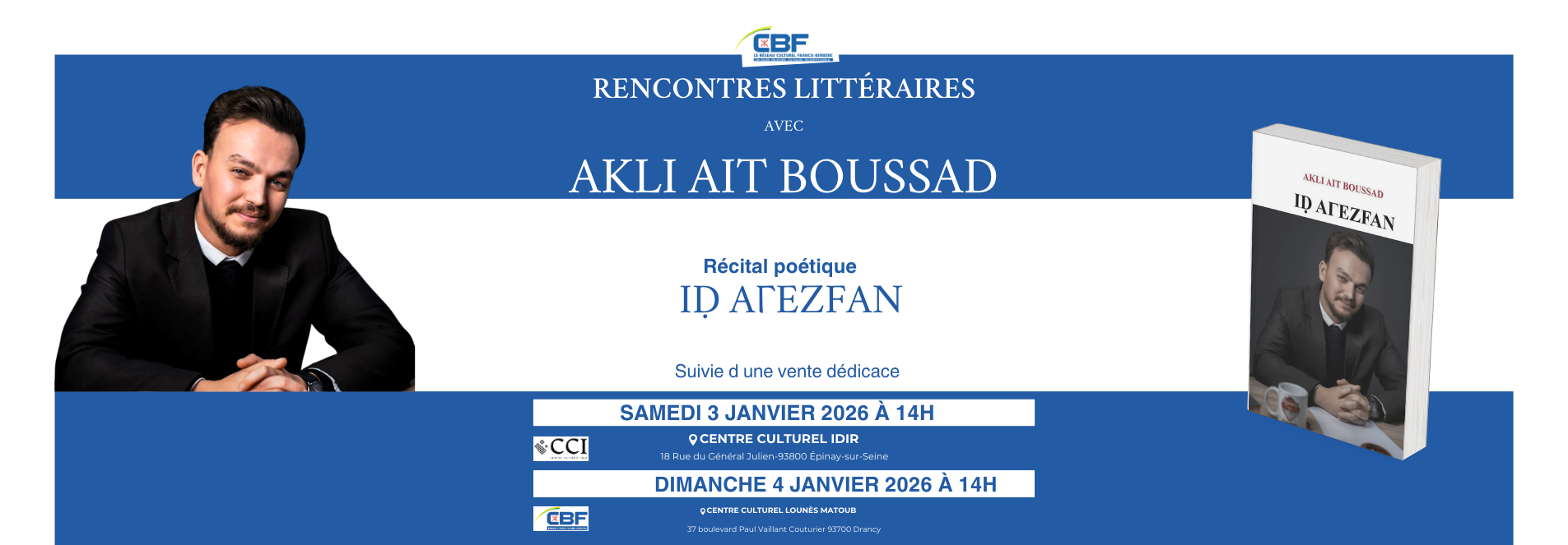 rencontre littéraire Akli Ait boussad 1905